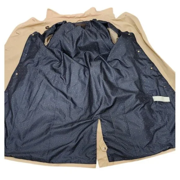 Massimo Dutti Women’s Trench Coat With Belt Brown Size M - Picture 12 of 16